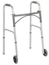 drive™ Dual Release Folding Walker with Wheels 10244-4