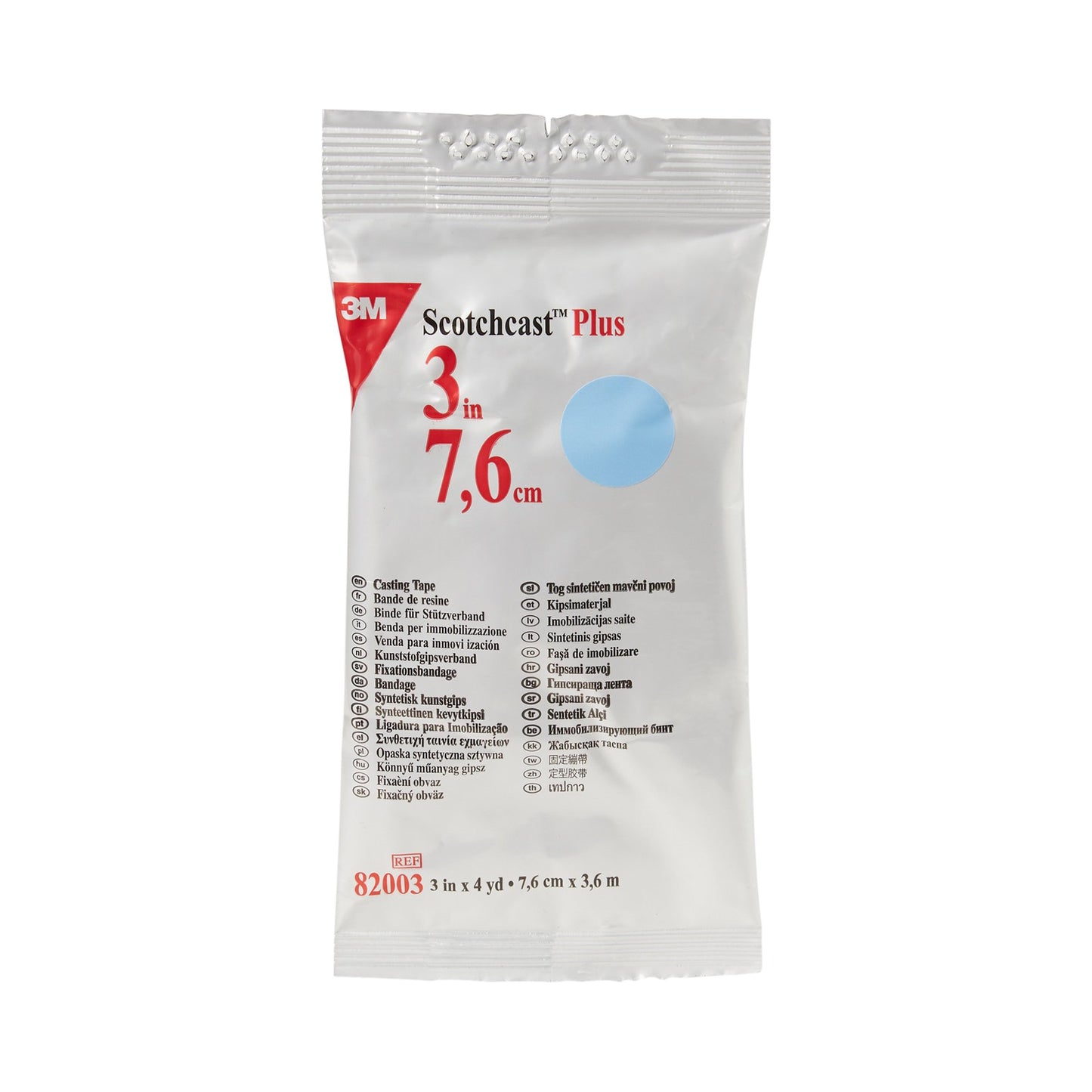 3M™ Scotchcast™ Plus Light Blue Cast Tape, 3 Inch x 4 Yard 82003L