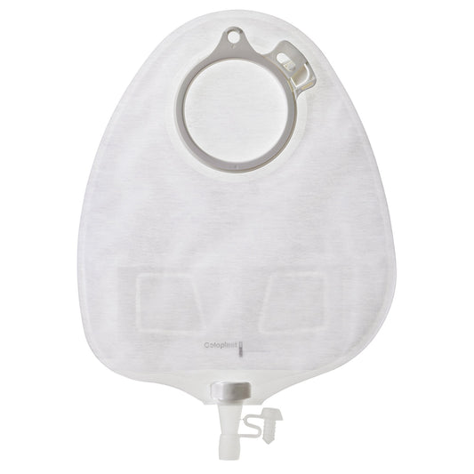 Assura® 2-Piece Transparent Urostomy Pouch, Blue Match 14229