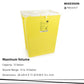 McKesson Prevent® Chemotherapy Sharps Container, 12 Gal., 20.8 x 17.3 x 13 Inch 2259