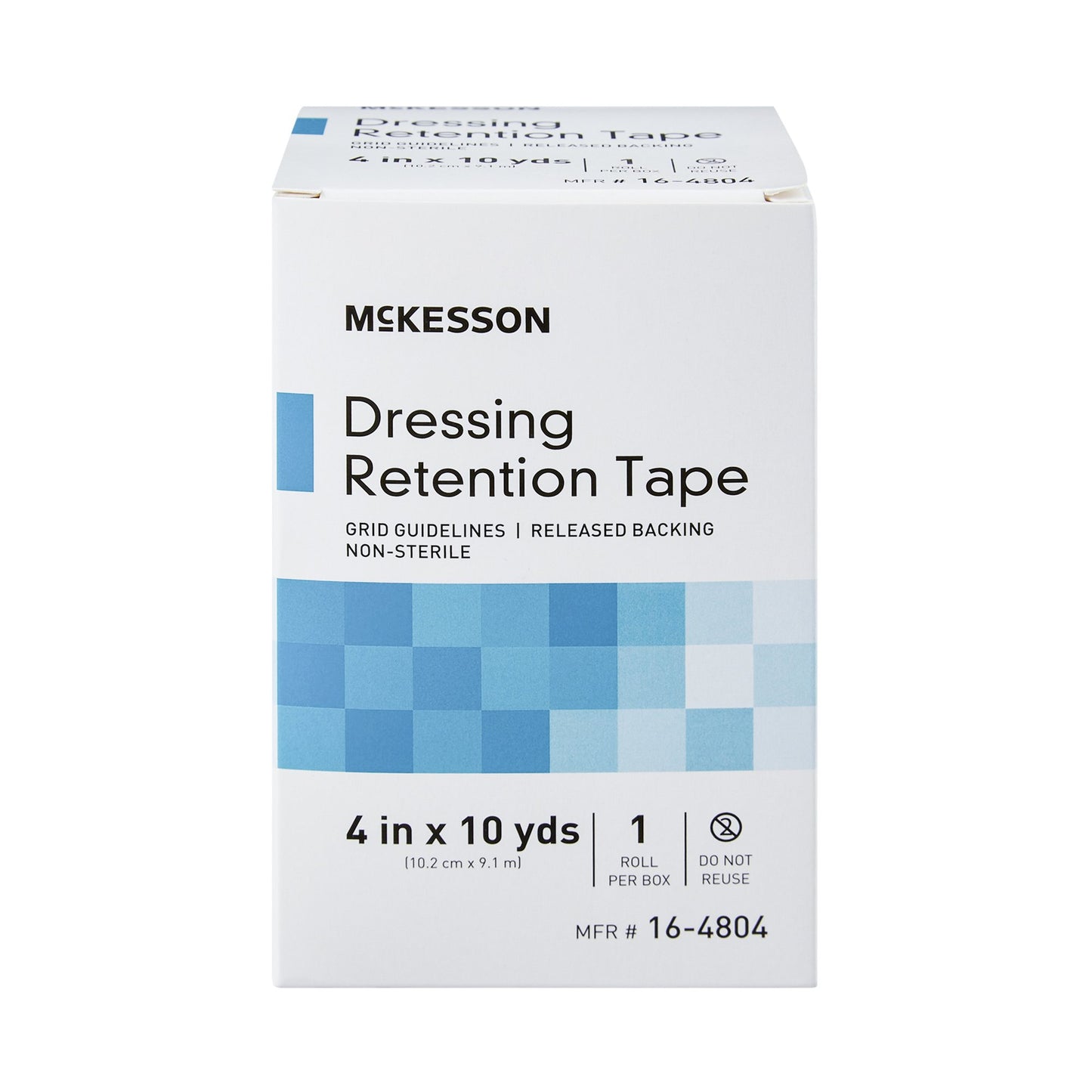 McKesson Nonwoven Fabric Dressing Retention Tape, 4 Inch x 10 Yard 16-4804