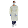 McKesson AAMI Level 2 Isolation Gown, Tape Tab Neck Style, One Size Fits Most 16-L2TNWT6Y-OSFM
