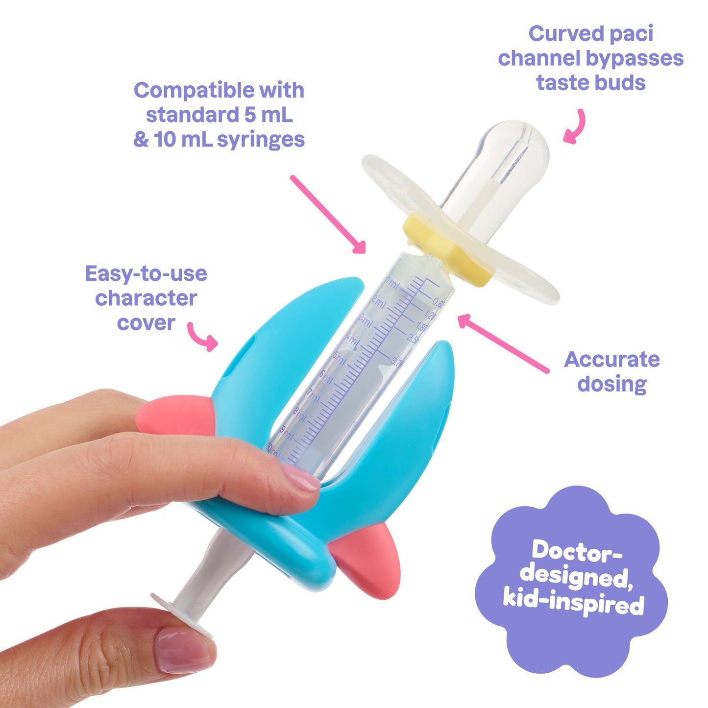 Medicine Buddy™ Rocket Medication Dispenser for Infants, Babies & Toddlers 1011