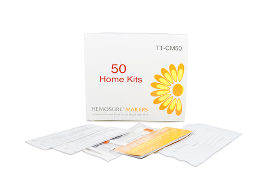 Hemosure® Home Kit Mailer Fecal Specimen Collection Kit T1-CM50