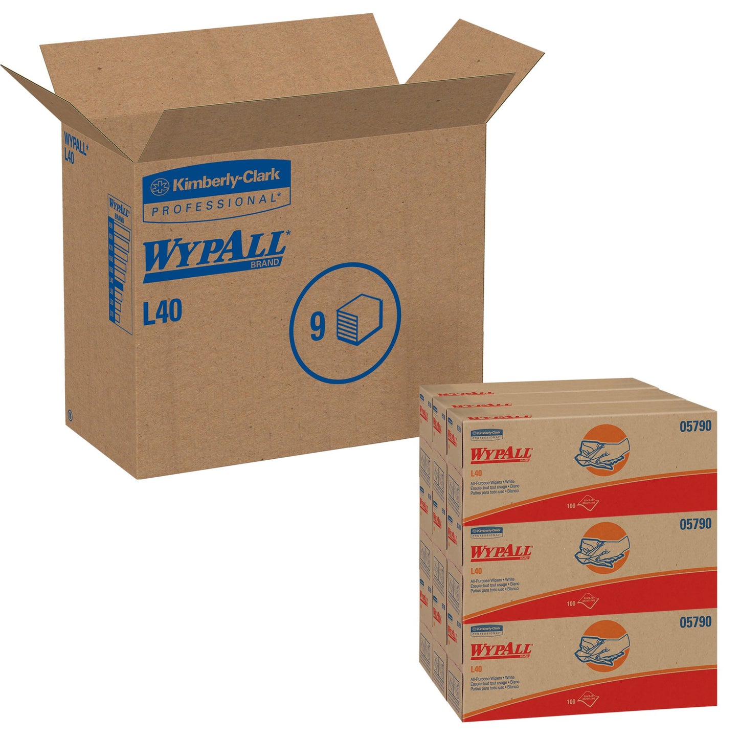 WypAll® PowerClean™ L40 Extra Absorbent Towels 05790