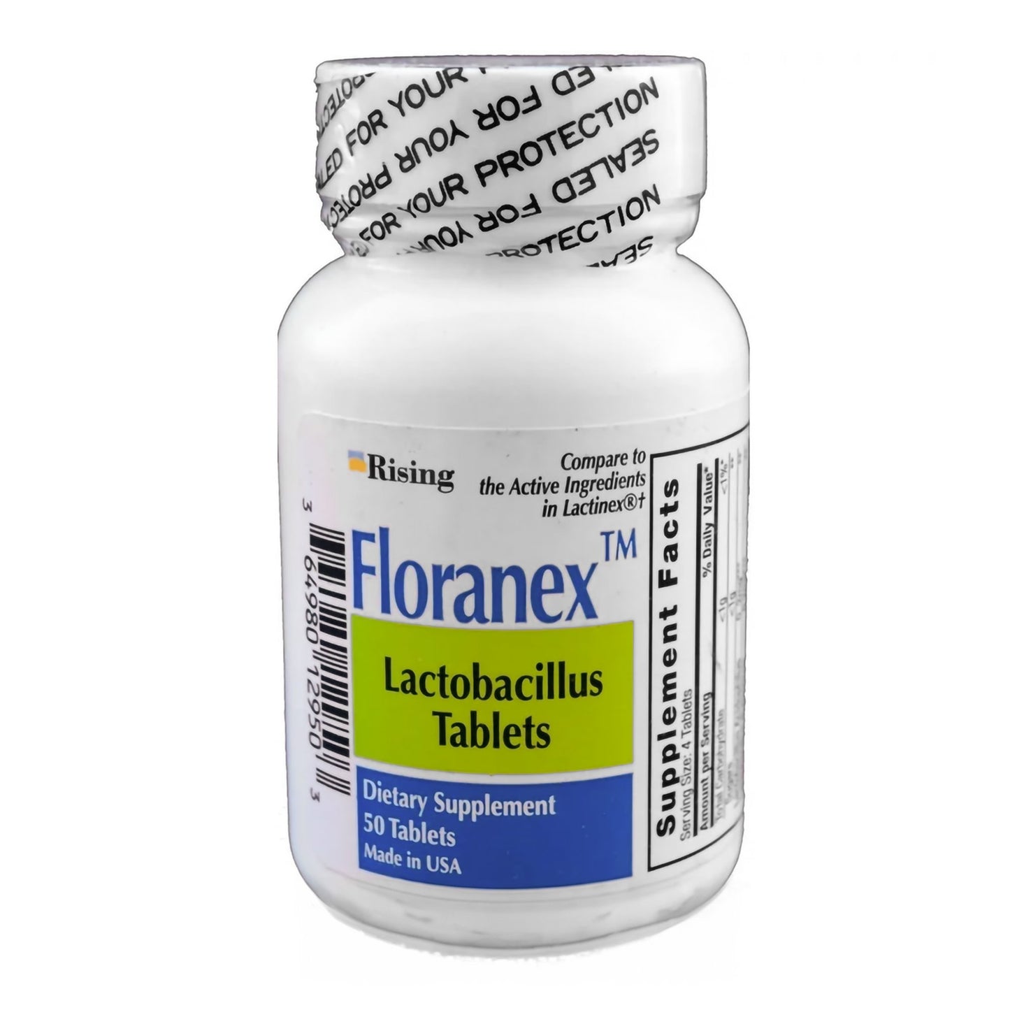 Floranex™ Lactobacillus Tablets Probiotic Dietary Supplement 64980012950