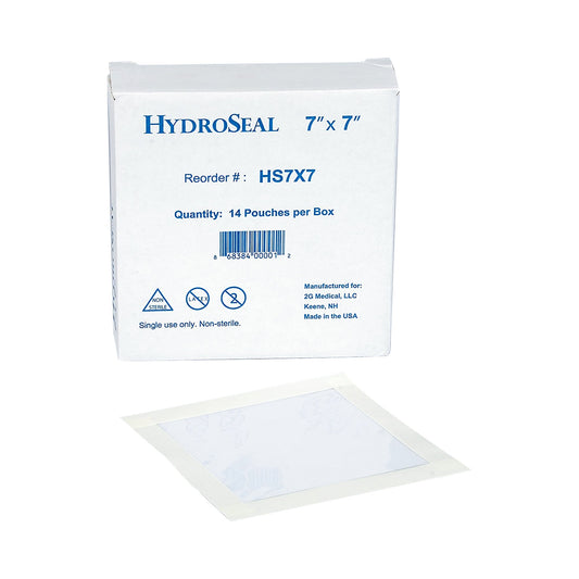 HydroSeal IV Site Barrier Protector, Clear, 7 x 7 inch, Disposable HS7X7