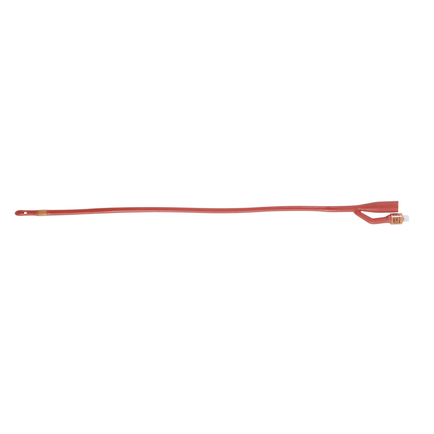 Foley Catheter Bardex® Lubricath® 2-Way Council Tip 5 cc Balloon 16 Fr. Red Rubber - 0196L16