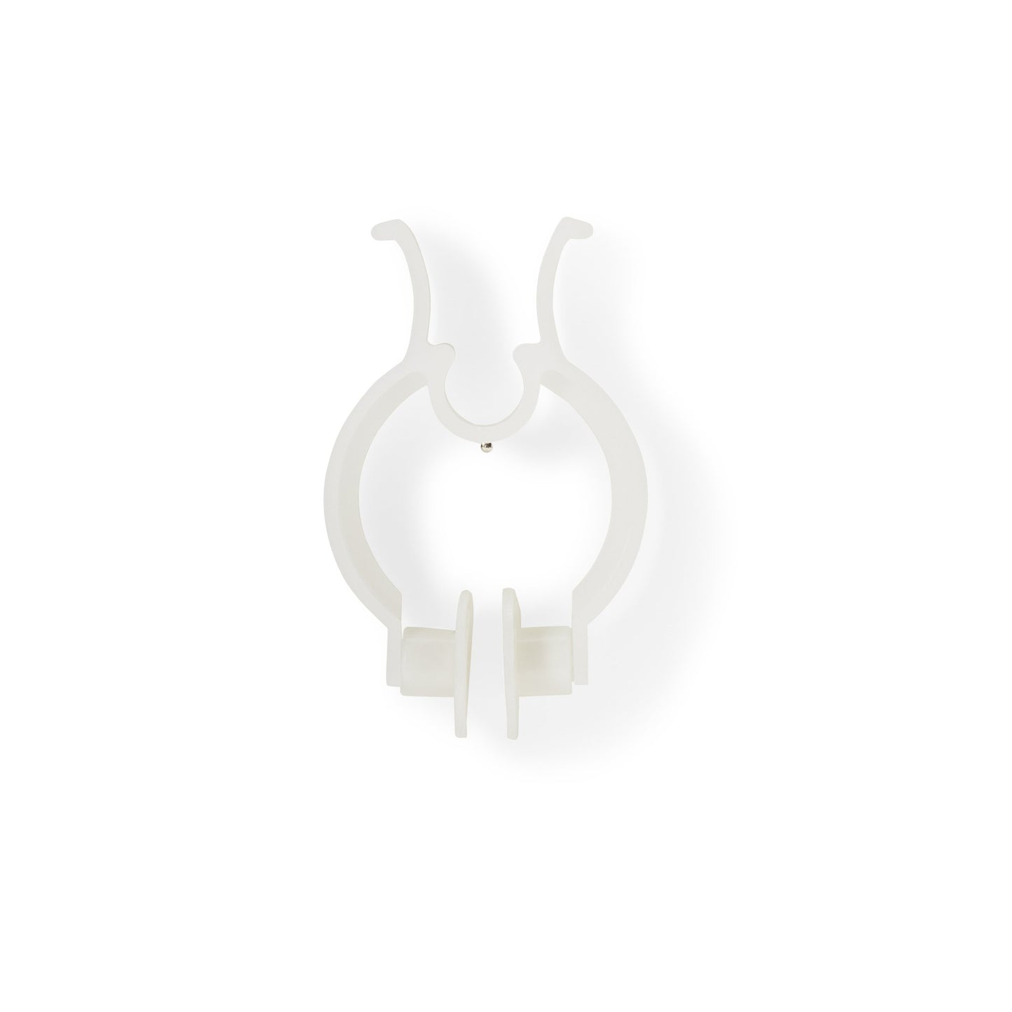 Nose Clip McKesson Rubber, Disposable, White Plastic For Spirometry - 16-MCKNCR