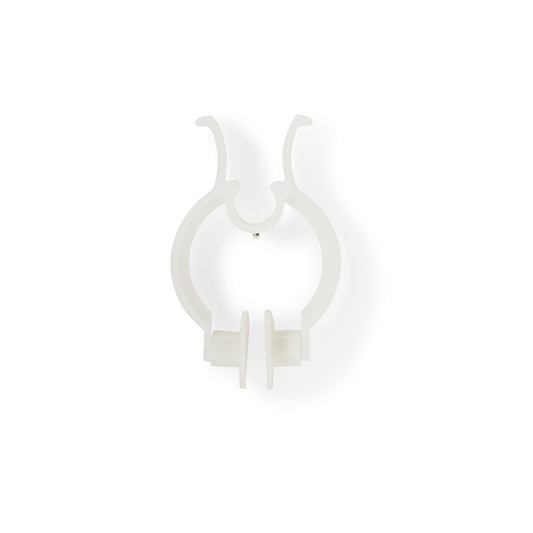 Nose Clip McKesson Rubber, Disposable, White Plastic For Spirometry - 16-MCKNCR