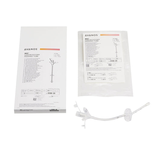 Gastrostomy Feeding Tube MIC® 20 Fr. Silicone Sterile - 0100-20