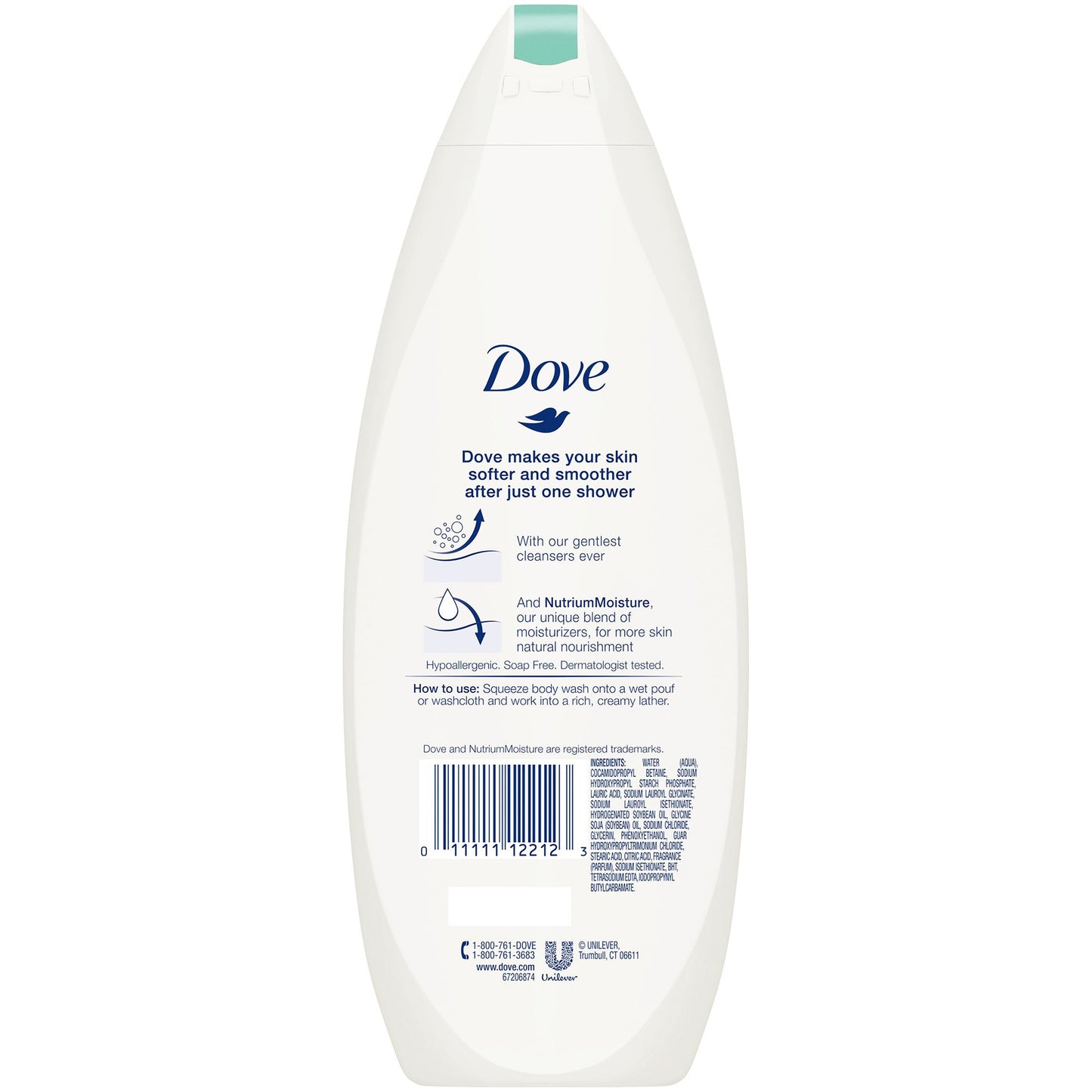 Dove® Sensitive Skin Body Wash 01111112212