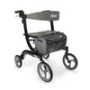 4 Wheel Rollator drive™ Nitro Black Adjustable Height / Folding Aluminum Frame - RTL10266BK