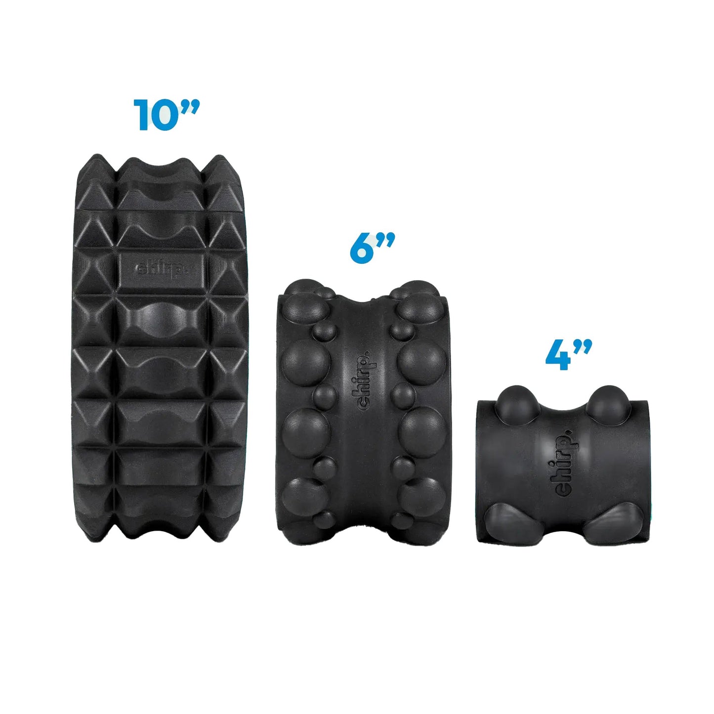 Massage Wheel Set Chirp 4 / 6 / 10 Inch Diameter W-XR-1064-MNT-D