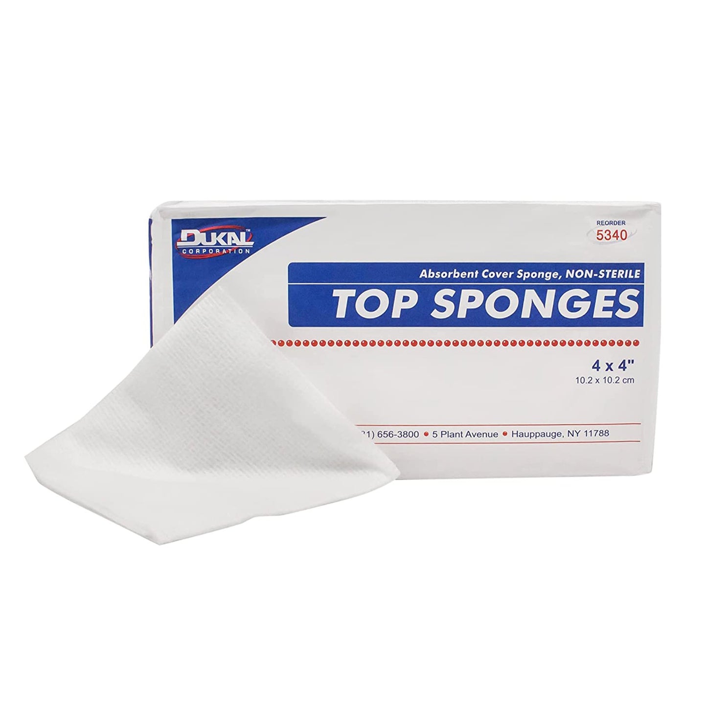 Dukal™ Nonwoven Sponge, 4 x 4 Inch 5340