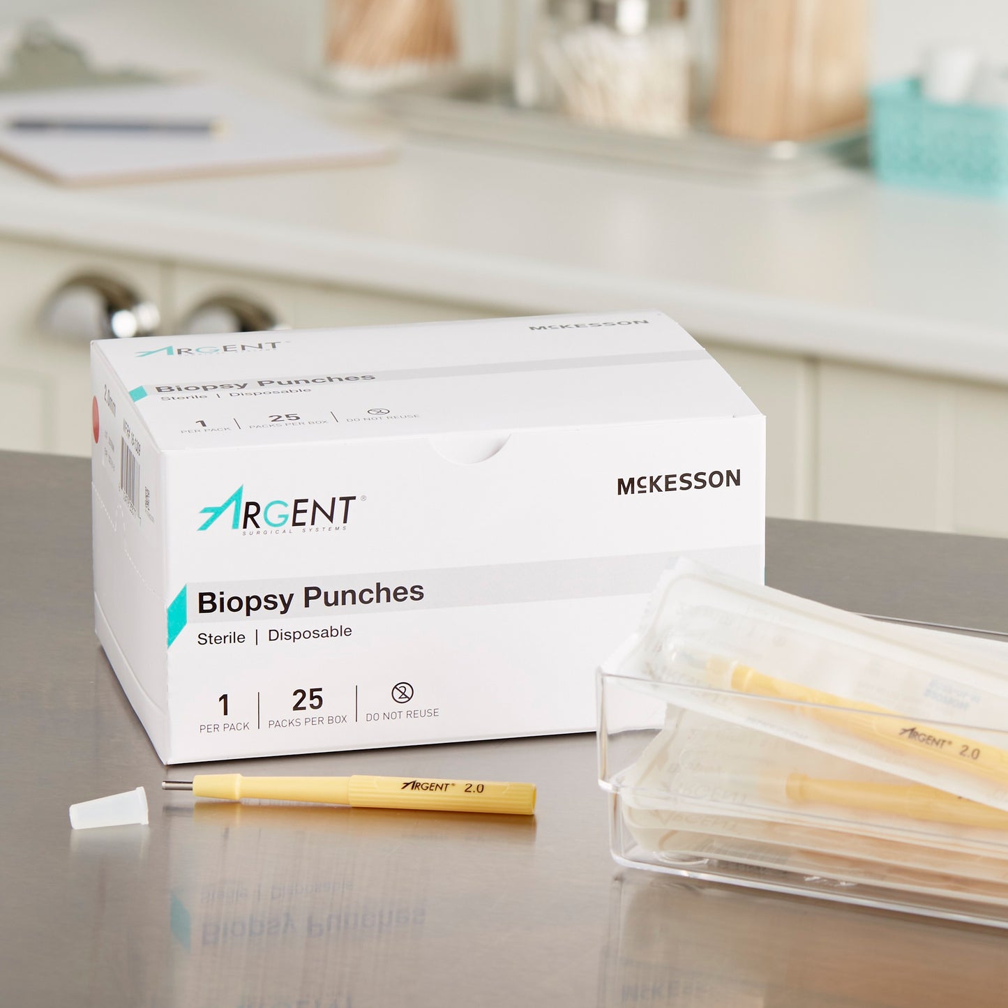 McKesson Argent™ Disposable Biopsy Punches, 2.0 mm 16-1309