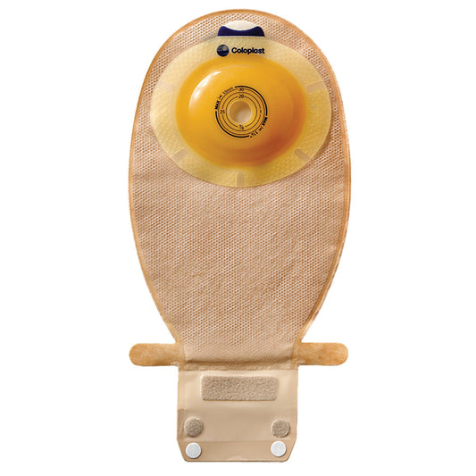 Ostomy Pouch SenSura® EasiClose™ One-Piece System 11-1/2 Inch Length, Maxi Convex Light, Pre-Cut 1-1/8 Inch Stoma Drainable - 15624