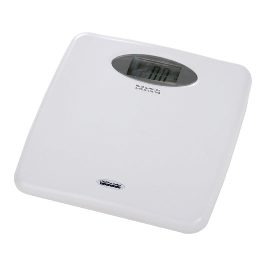 Floor Scale Health O Meter® Digital Display 440 lbs. / 200 kg Capacity White Battery Operated - 844KLS