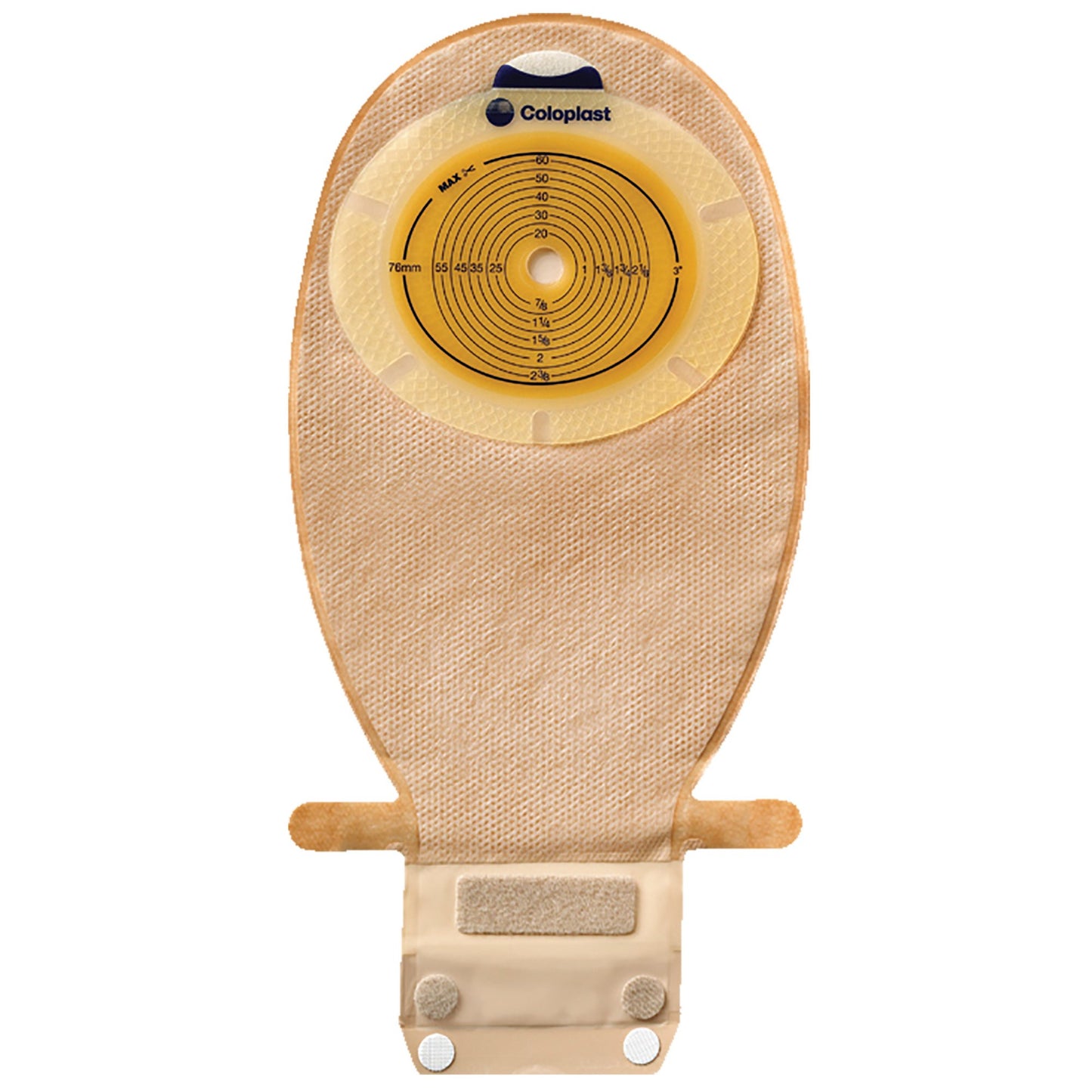 Colostomy Pouch SenSura® One-Piece System 11-1/2 Inch Length, Maxi Flat, Trim to Fit 3/8 to 3 Inch Stoma Drainable - 15821