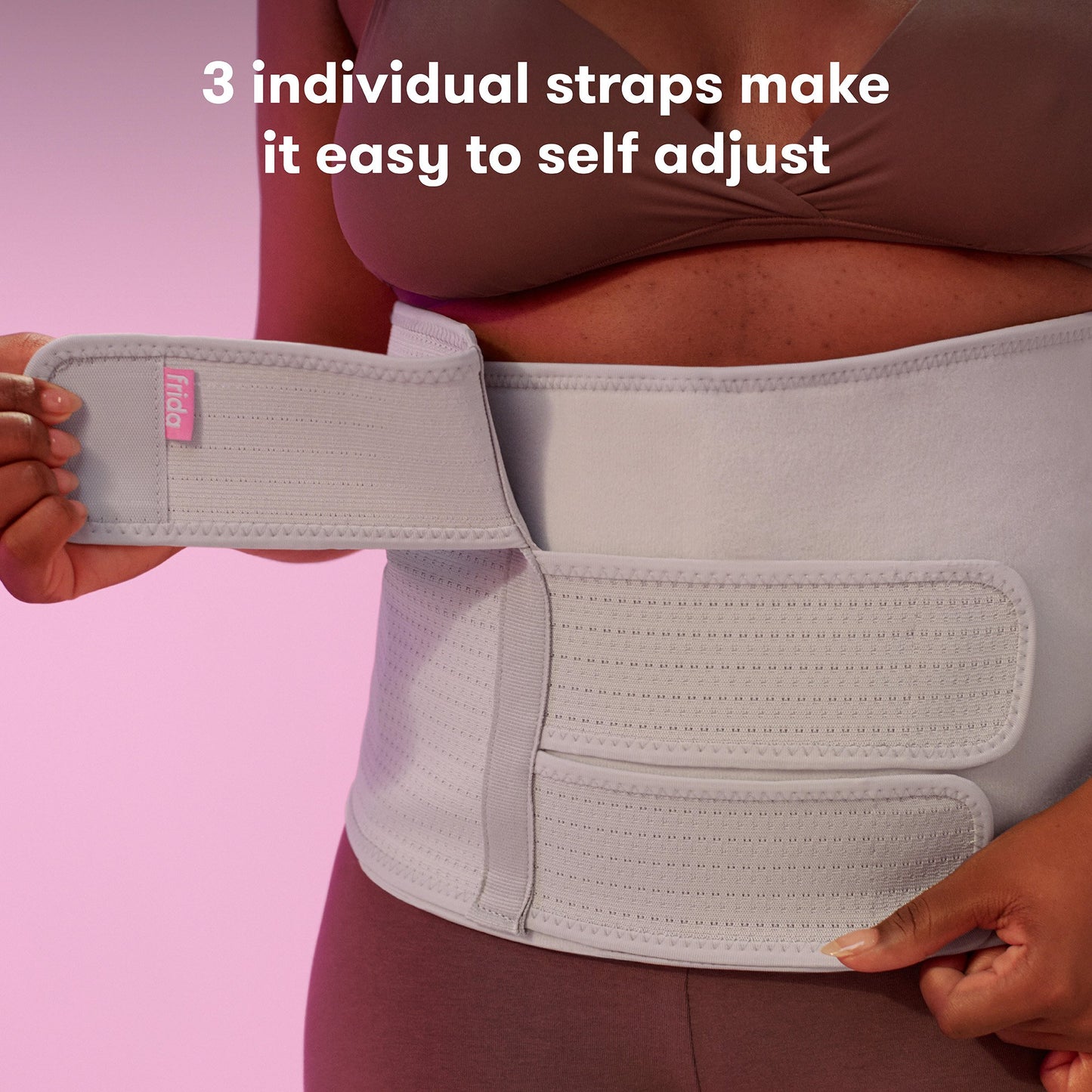 Abdominal Binder Fridababy® Small / Medium Hook and Loop Strap Closure 29 to 46 Inch Waist Circumference Adult 500001066