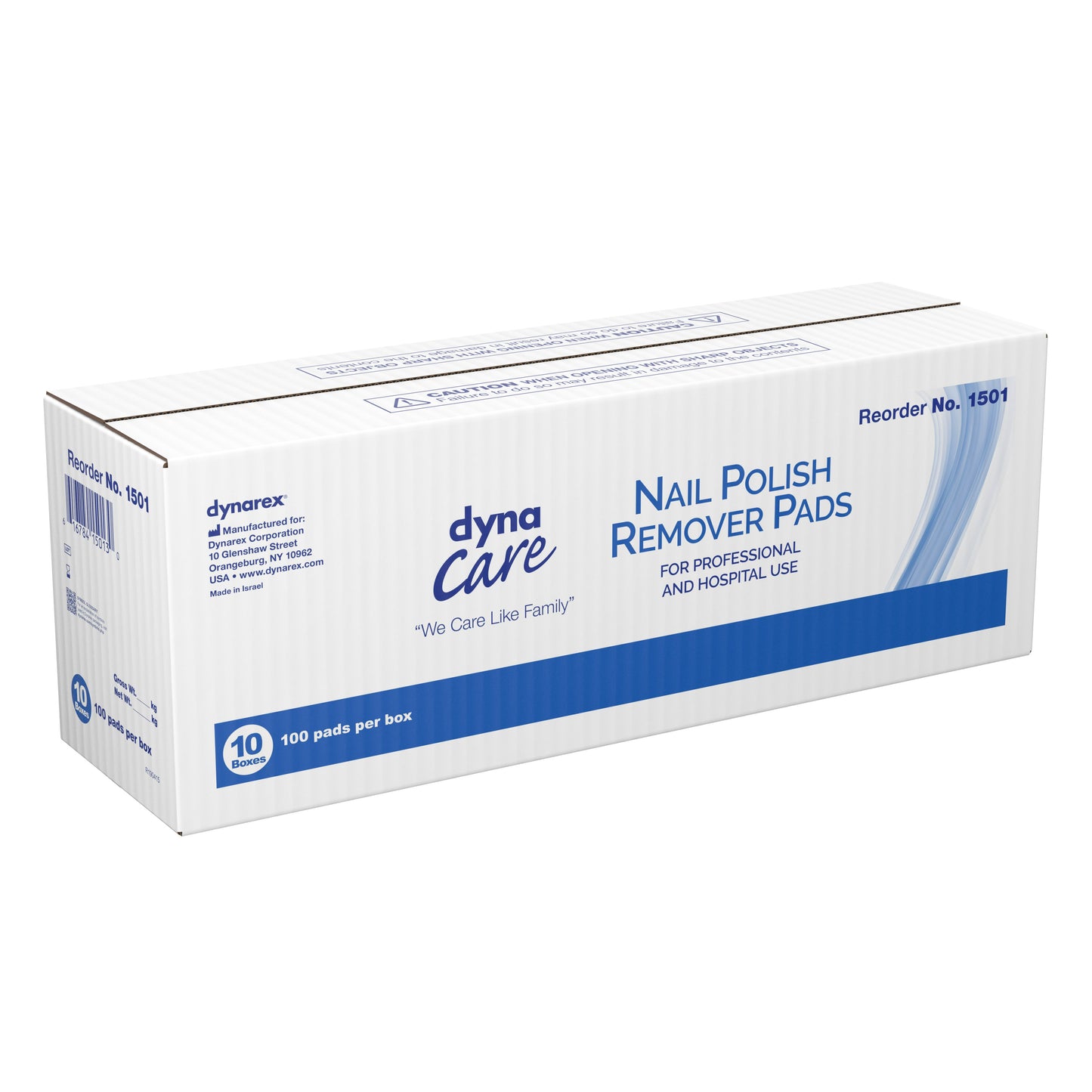 dynarex® Nail Polish Remover Pads 1501