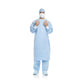 O&M Halyard Inc AERO BLUE Surgical Gown with Towel, Small 41732, Case of 34