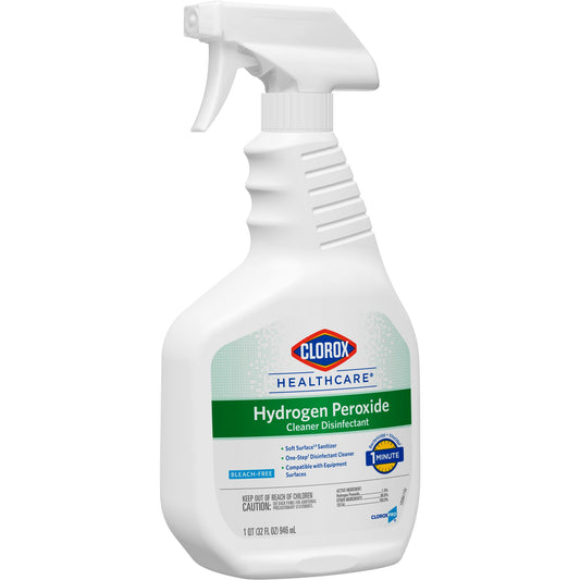 Clorox Healthcare® Hydrogen Peroxide Cleaner Disinfectant, Spray Bottle, 32 oz. 30828