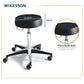 McKesson Round Pneumatic Exam Stool, Black, without Backrest 81-11001US393