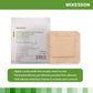 McKesson Silicone Adhesive with Border Silicone Foam Dressing, 3 x 3 Inch 4842