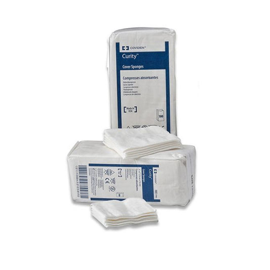 Curity™ Nonwoven Sponge, 3 x 3 Inch, Four-Ply 1700