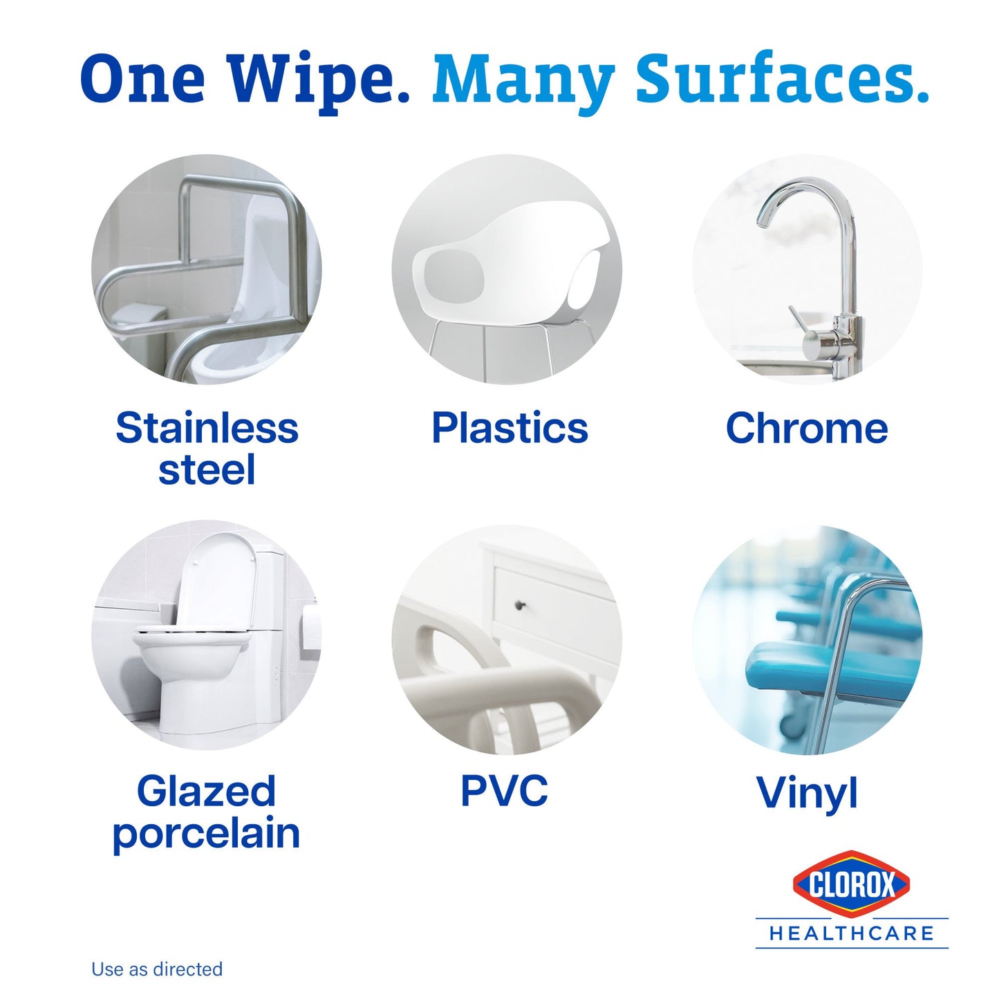 Clorox Healthcare® VersaSure® Cleaner Disinfectant Wipes, Canister 31757