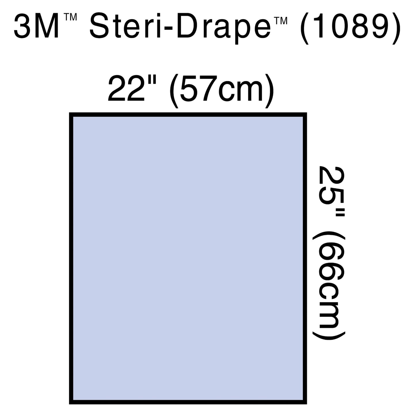 3M™ Steri-Drape™ Sterile Utility Sheet General Purpose Drape, 22 x 25 Inch 1089