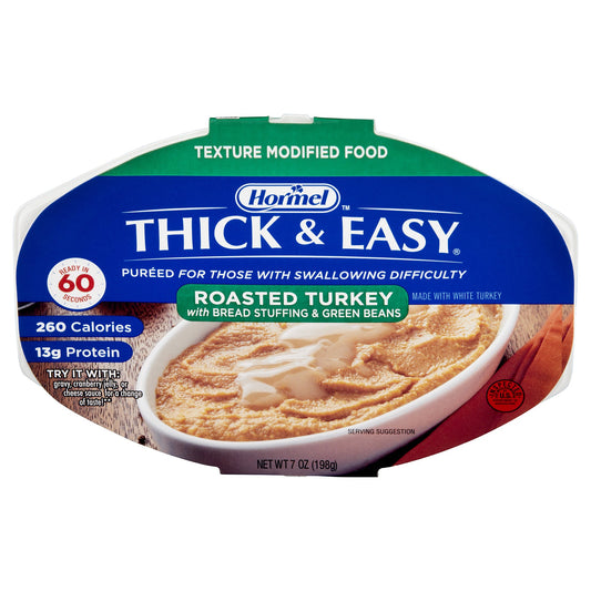 Thick & Easy® Purées Turkey with Stuffing and Green Beans Purée Thickened Food 160749