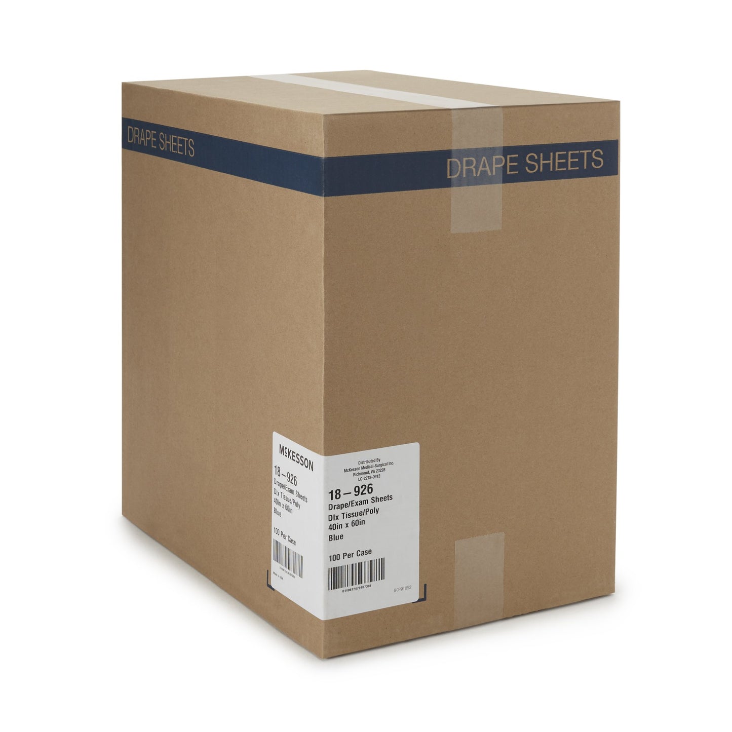 McKesson Nonsterile Physical Exam Drape, 40 x 60 Inch 18-926