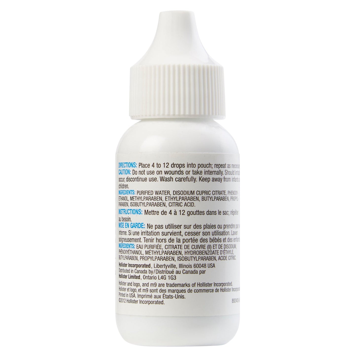 m9 Odor Eliminator Drops, 1 oz. Bottle, Unscented 7715
