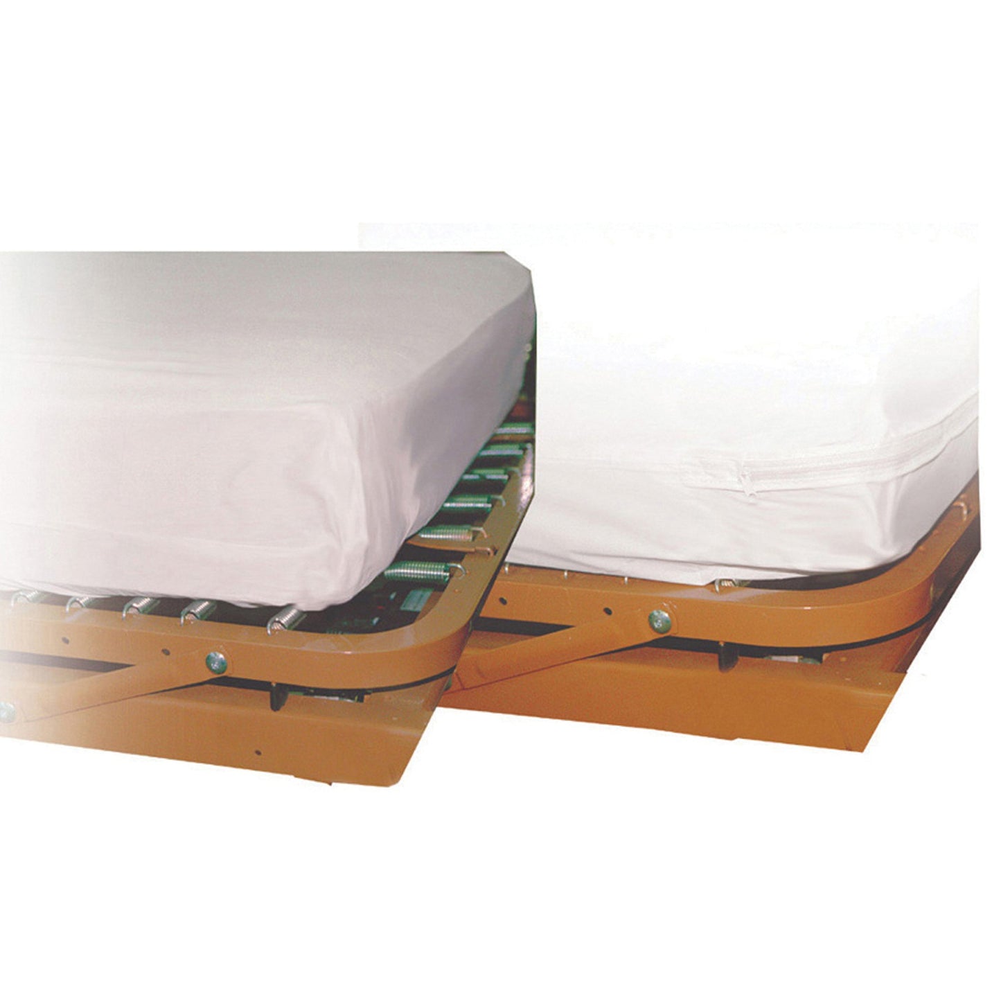 drive™ Zippered Vinyl Twin Mattress Cover, 36 x 80 x 6 in., White 15011