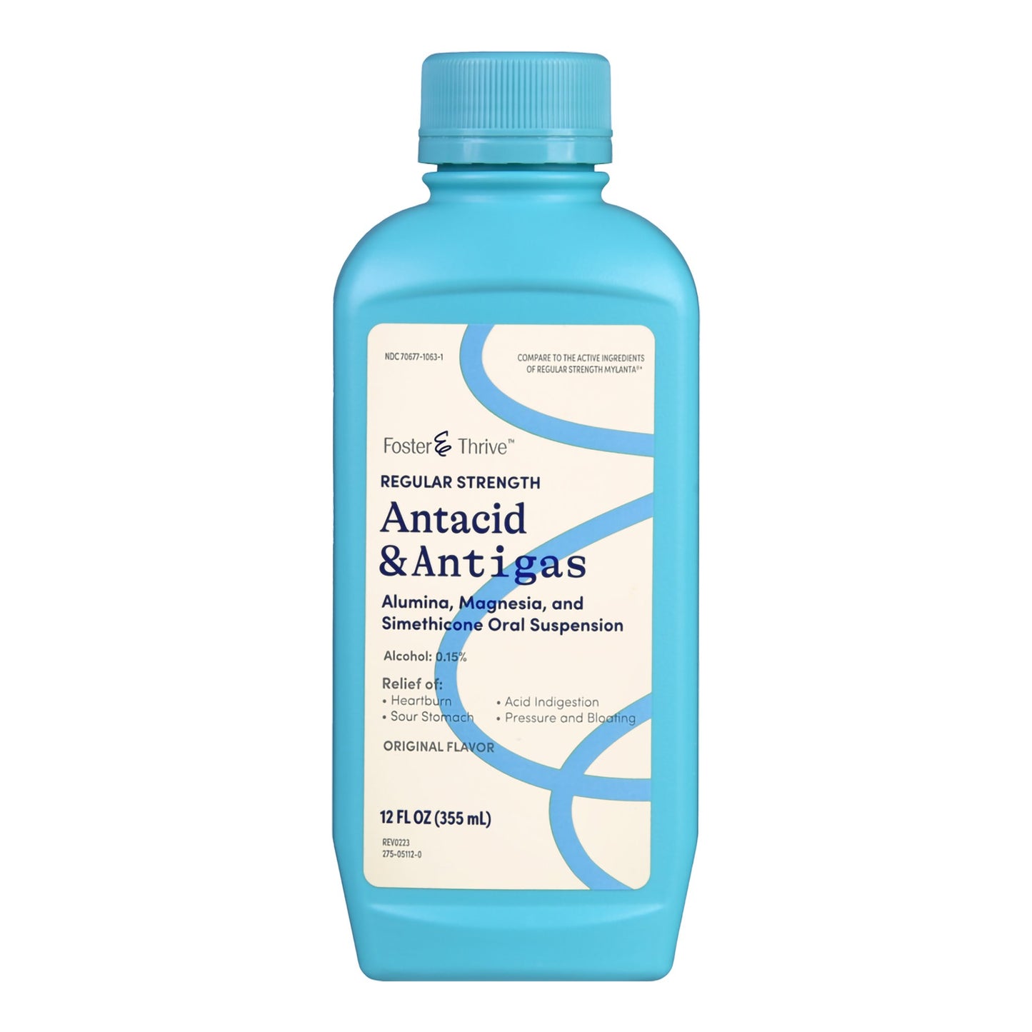 Foster & Thrive™ Antacid & Antigas Alumina, Magnesia & Simethicone Oral Liquid 70677106301