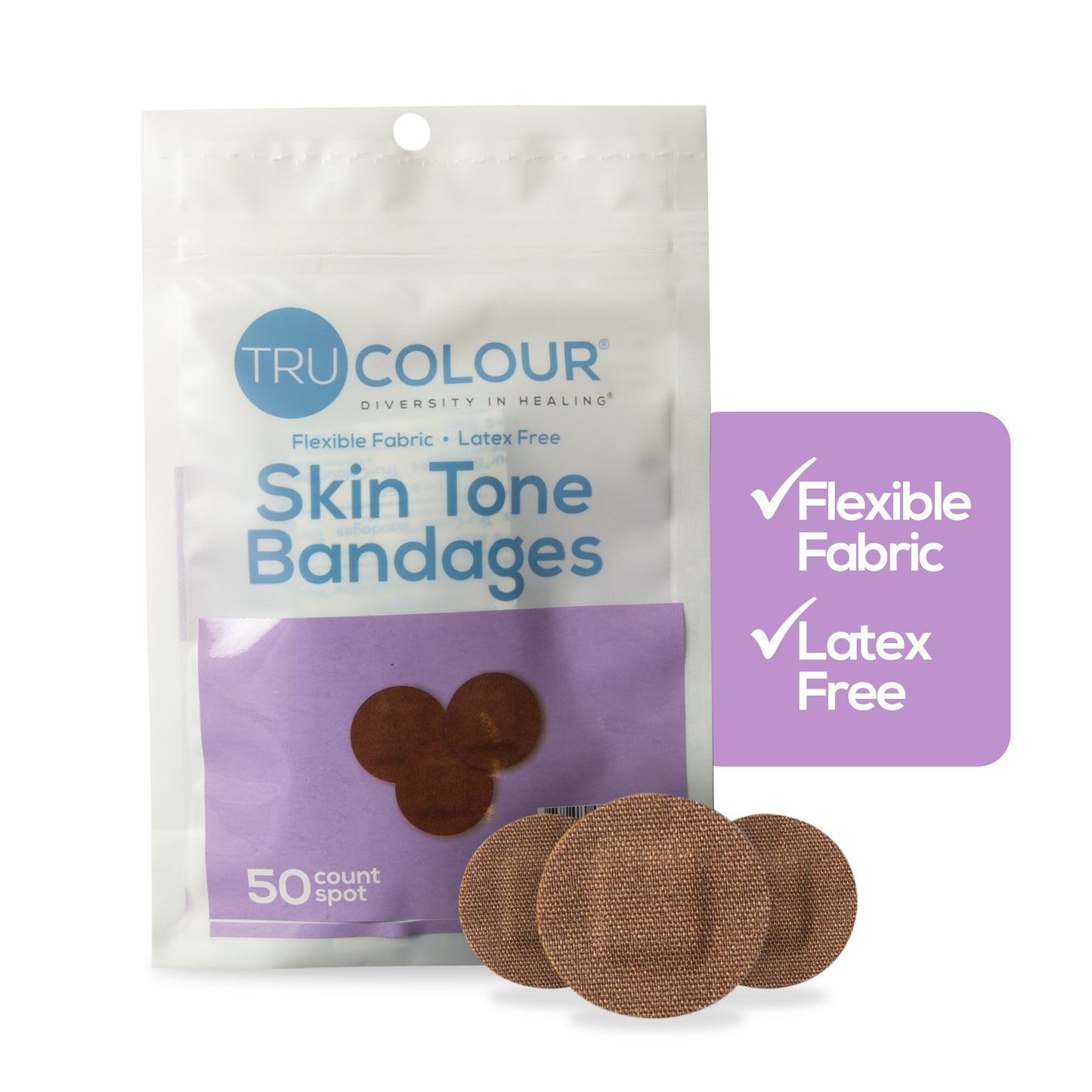 TruColour® Dark Brown Adhesive Strip, Spot TCB-PDOT