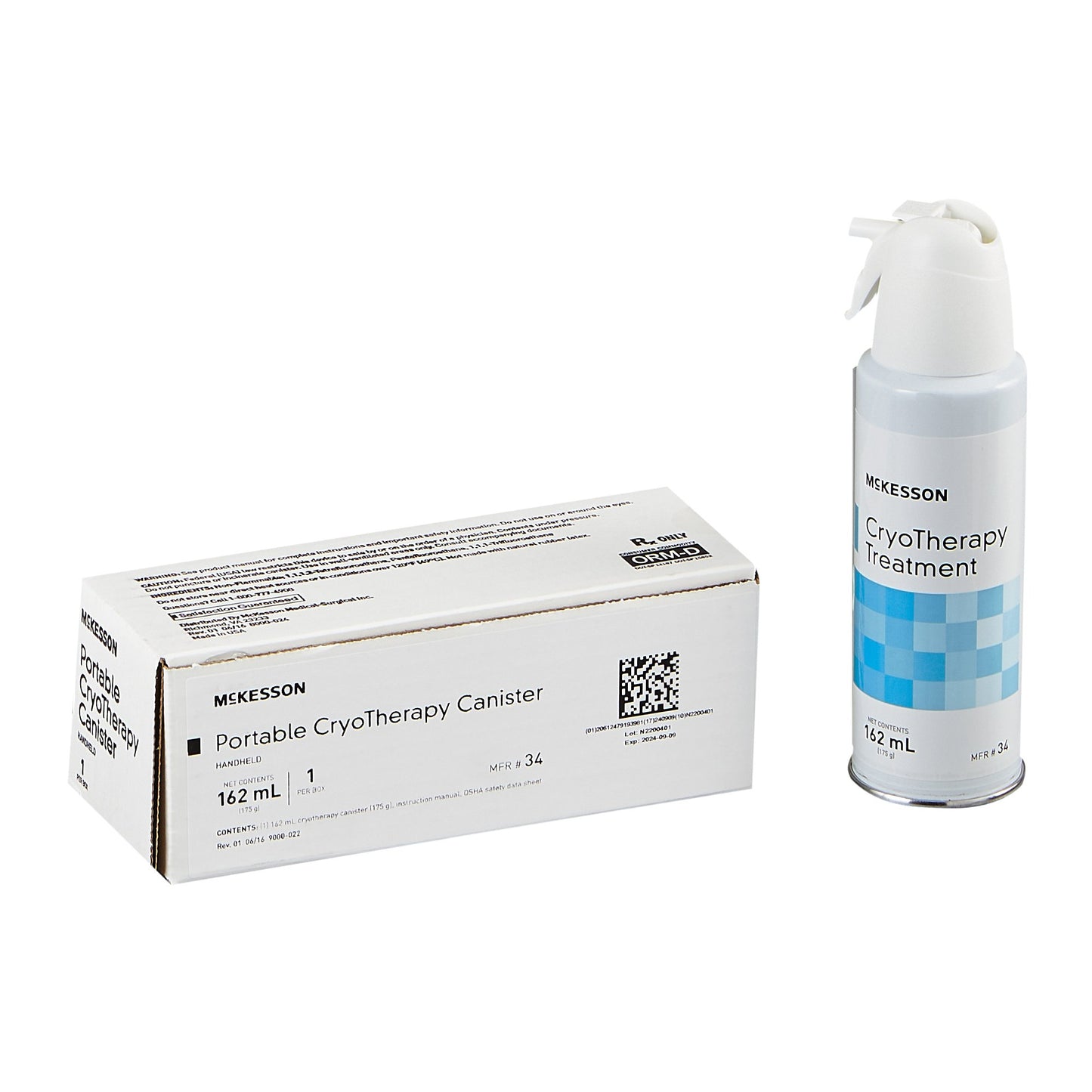 Cryosurgical Replacement Canister McKesson 162 mL - 34