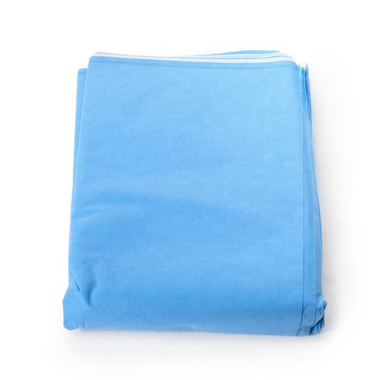 QUICK CHECK* H500 Sterilization Wrap White / Blue 48 X 48 Inch Dual Layer SMS Polypropylene Steam / EO Gas / Hydrogen Peroxide - 34148