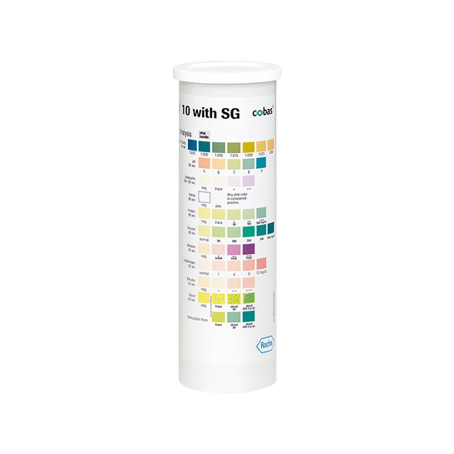 Urinalysis Reagent Chemstrip® Bilirubin, Blood, Glucose, Ketone, Leukocytes, Nitrite, pH, Protein, Specific Gravity, Urobilinogen For Urinalysis - 118