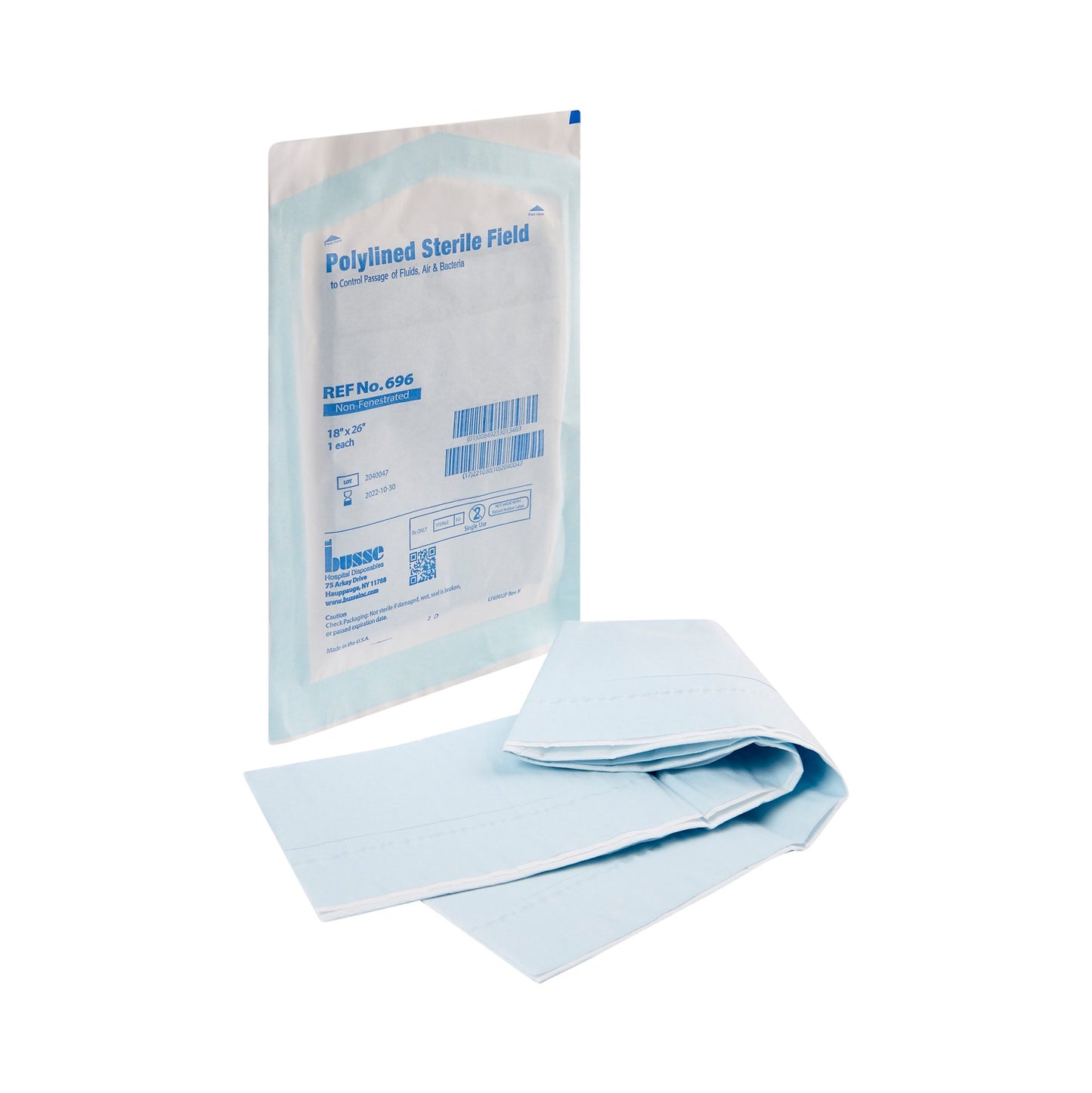 Busse Hospital Sterile Field General Purpose Drape, 18 x 26 Inch 696