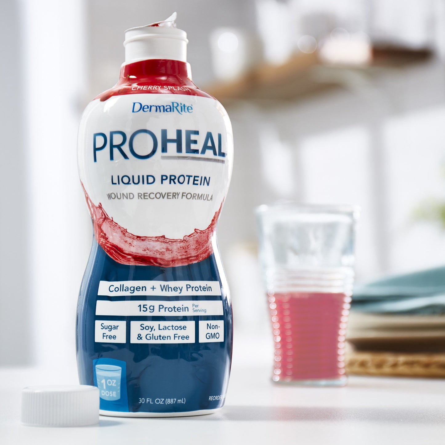 ProHeal™ Cherry Splash Liquid Protein Wound Recovery Formula, 30-ounce bottle PRO1000