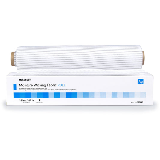 Silver Moisture Wicking Fabric McKesson 10 X 144 Inch Roll Sterile - 16-10144R