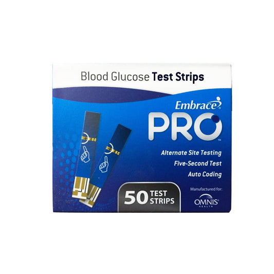 Embrace® Blood Glucose Test Strips ALL02AM0202