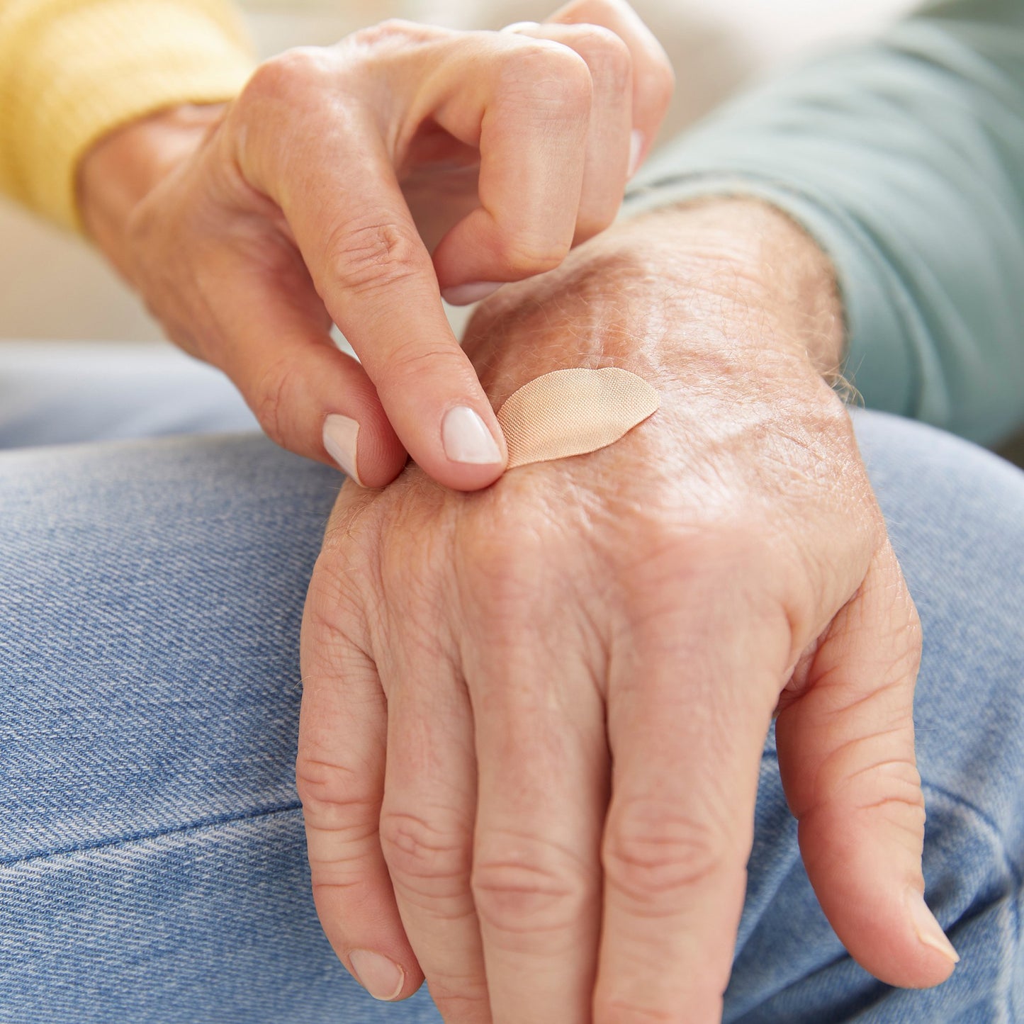 McKesson Oval Tan Adhesive Strip, 1 x 1-1/4 Inch 16-4800