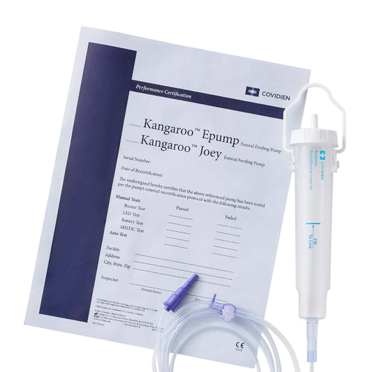 Cardinal Kangaroo ePump Enteral Burette Recertification Pump Bag Set, 100 mL 776150, Case of 5