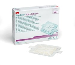 3M™ Tegaderm™ High Performance Adhesive w/o Border Foam Dressing, 14.3 x 14.3 cm 90612