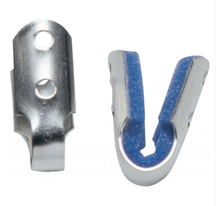 Finger Splint X-Large Without Fastening Left Thumb Blue / Silver - 79-71908