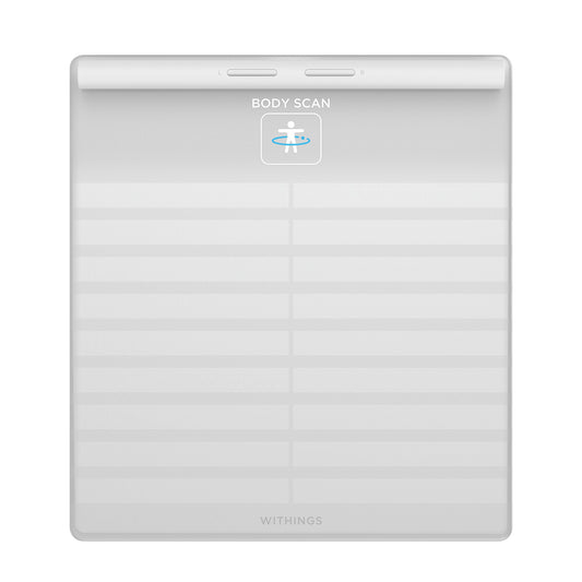 Withings Body Scan Wifi Smart Scale, White WBS08-WHITE-ALL-INTER
